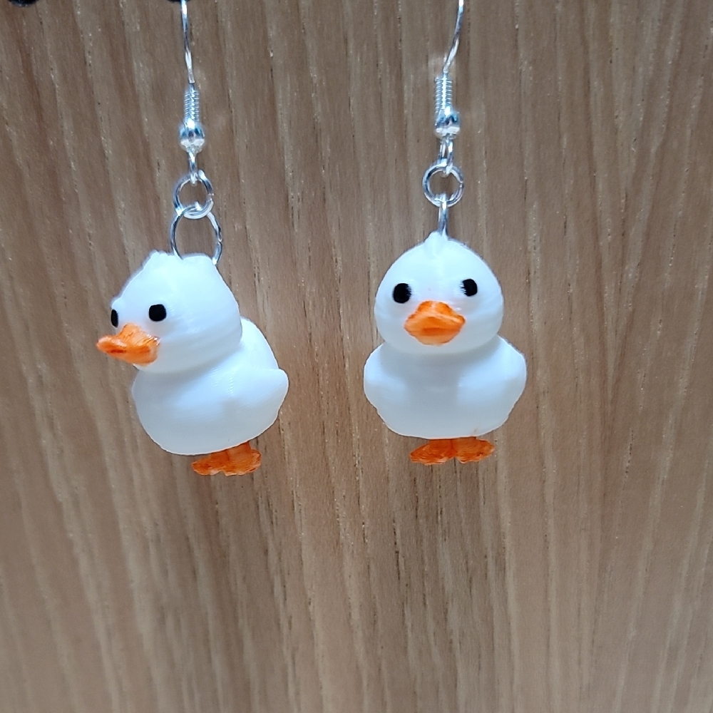 Charming Duck Earrings